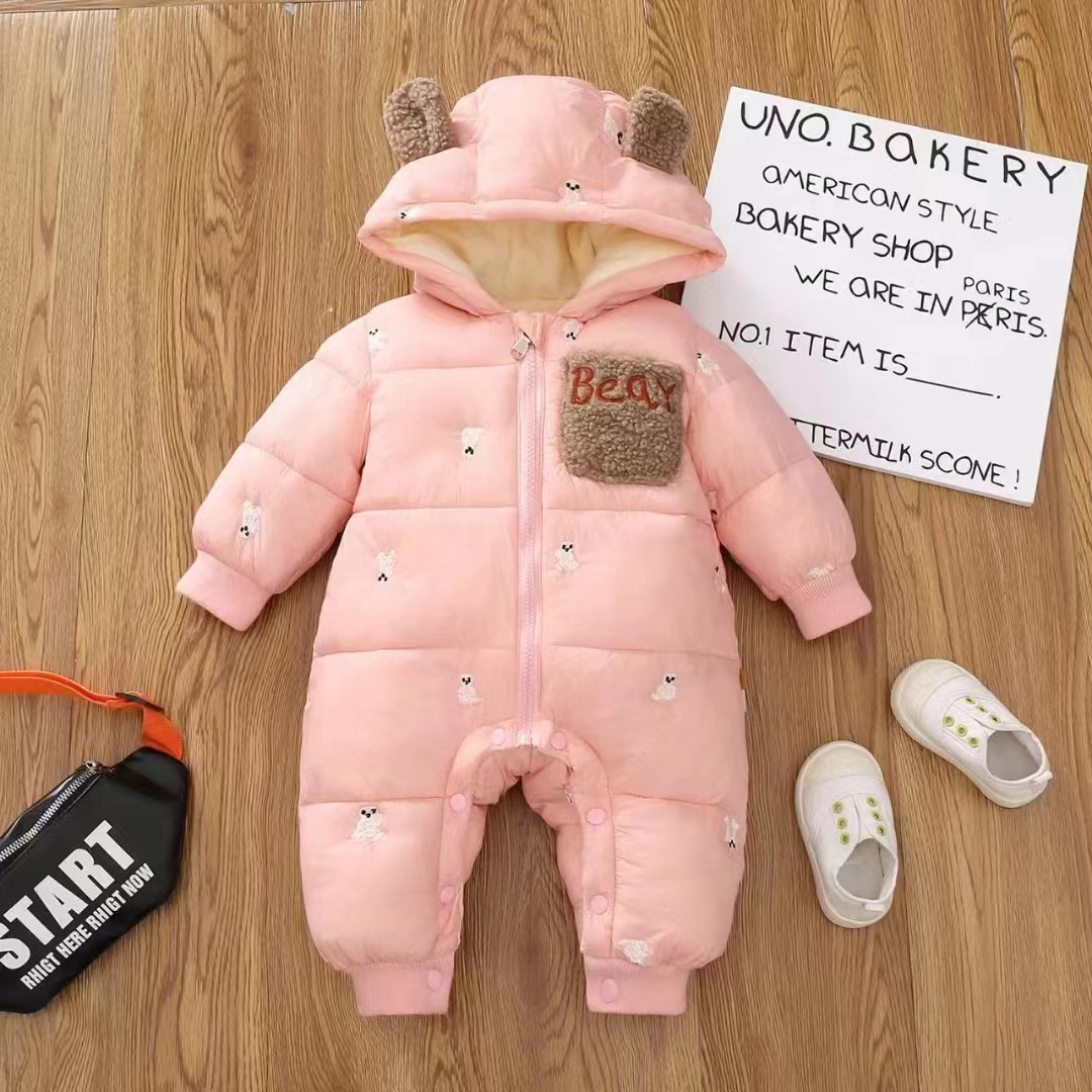 Nuevo algodón para niños ropa de escalada para bebés, niños, mujeres, bebés con camiseta de terciero gruesa y cálida comercio exterior transfronterizo