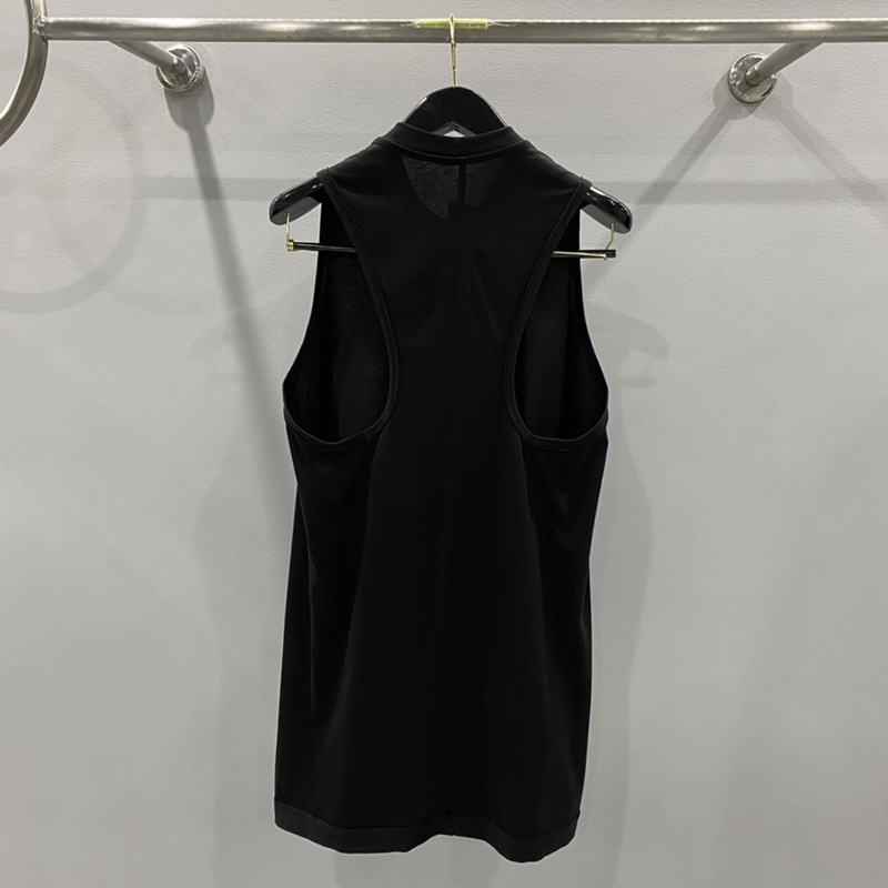 Camiseta sin Mangas para Hombre de Algodón Color Sólido