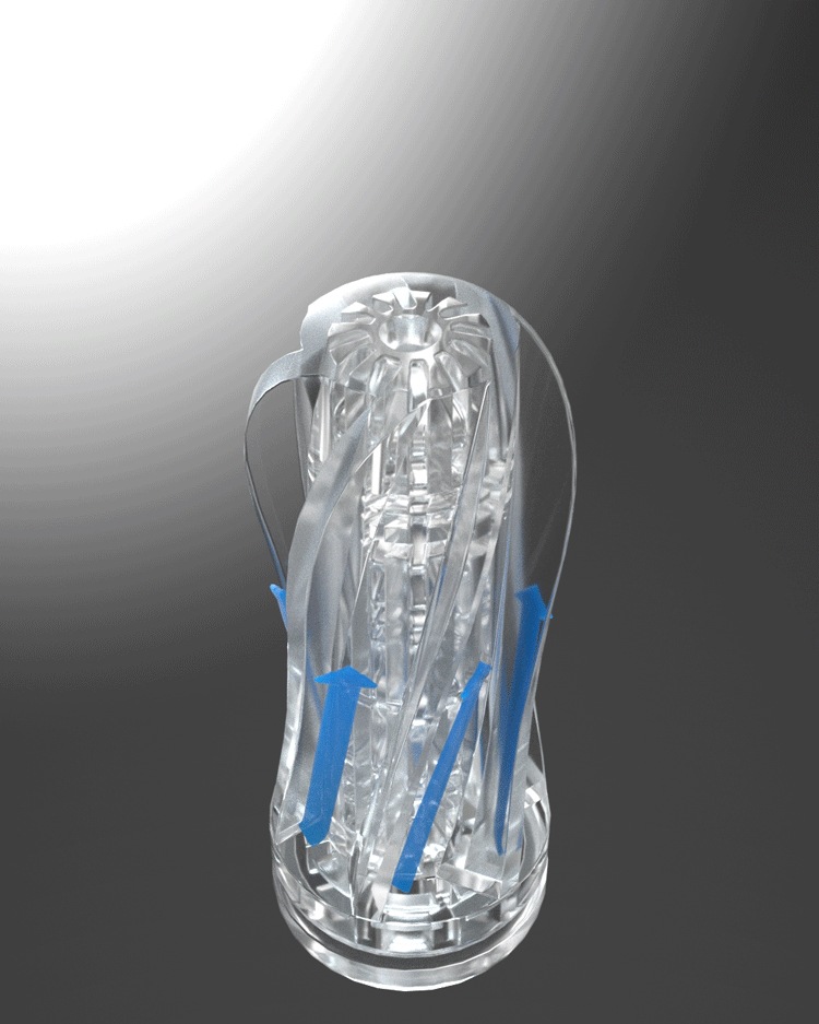 GALAKU Transparent Manual Masturbation Cup in TPE Soft Gel for Adult Men — detail image 14