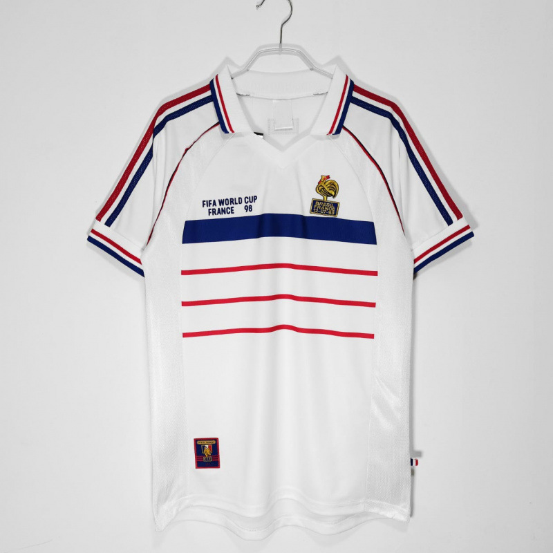 Colección de fútbol retro popular Argentina Alemania Inglaterra Brasil Copa Mundial de fútbol de manga corta