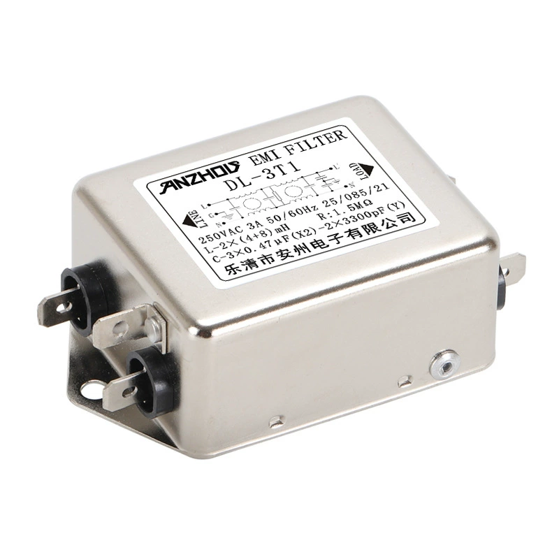 EMI фильтр Anzhou DL-3T1 DL-6T1 DL-10T1 однофазный двойной секционный силовой фильтр DL-2T1