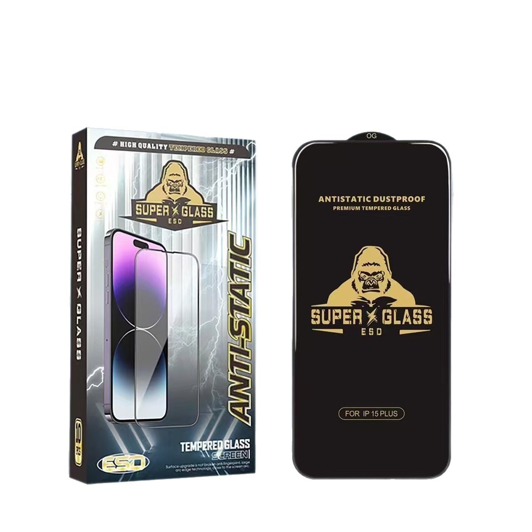 17 para iPhone 16 17 película de templado Apple 14promax HD 12 pantalla completa 15 13 huellas dactilares a prueba de polvo