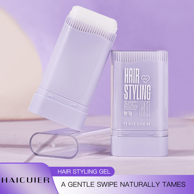 Cross-Border Haicuier Hair Gel Styling Gel Matte Moisturizing Hair Oil Gel Cream Hair Wax Stick Broken Hair Artifact
