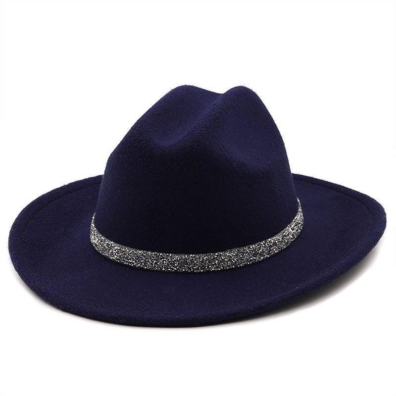 111g Weight Housewarming, Anniversary, Business, Wedding, Outdoor, Beach, Birthday, Festival, Shopping Occasion Polyester Material Solid Color Pattern Unisex Gender Basic Style Royal Blue, Grey, White, Pink, Purple, Red, Green, Blue, Camel, Yellow, Black Color Winter New Black Diamond Chain Woolen Hat Wholesale Nihaojewelry 16