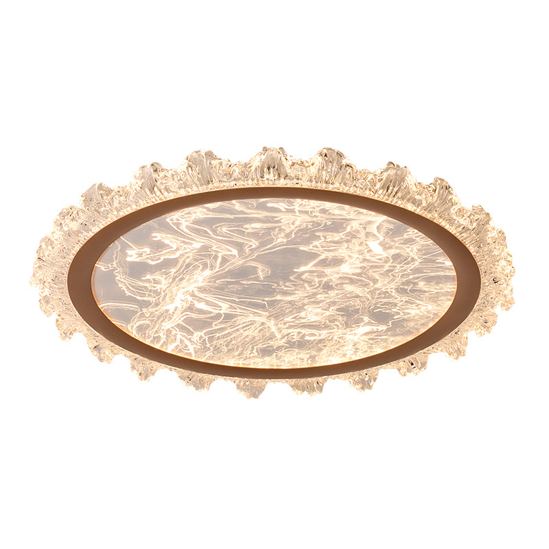Luz de techo del dormitorio nublado 2026 nuevo estilo italiano de cristal ligero lujo diseñador de lujo de alto rendimiento maestro de la luz de la sala de estudio 697L