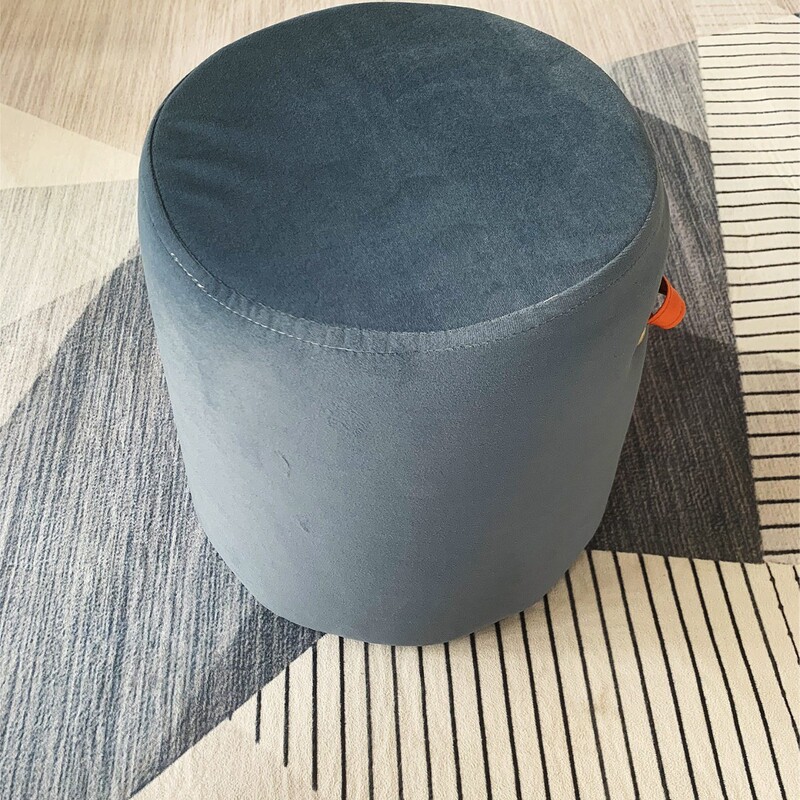 网红手提凳客厅实木千鸟格矮凳家用科技布茶几小板凳门口换鞋凳子|undefined