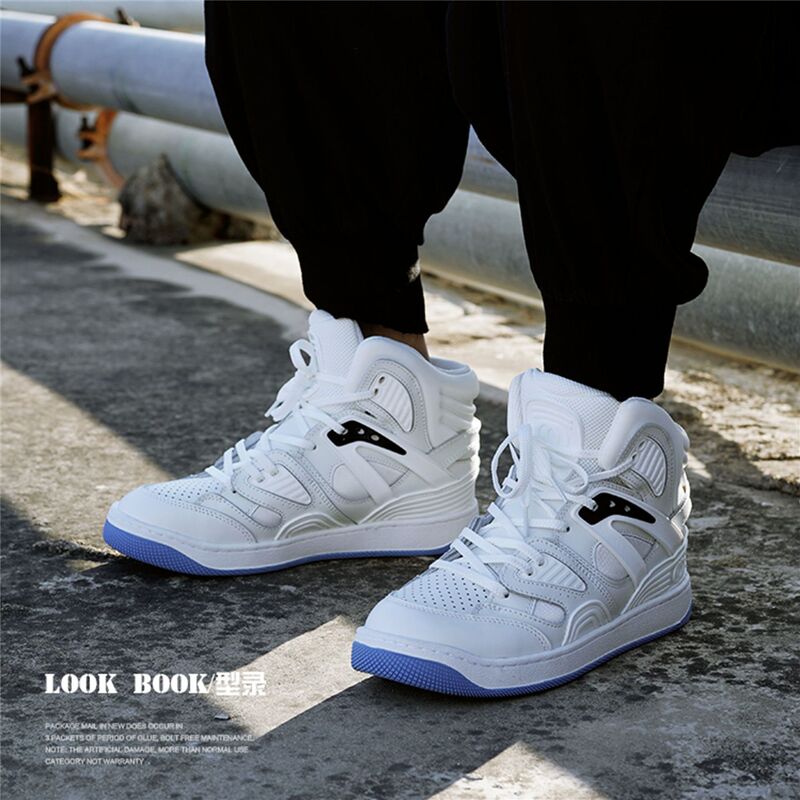 G first layer cowhide high and low basketball board shoes Putian color matching casual sports skateboard shoes for men and women