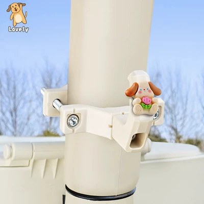 Other Electric Vehicle Accessories — Vehicle Hook, Universal Hook - column-style-single-hook-flower-puppy