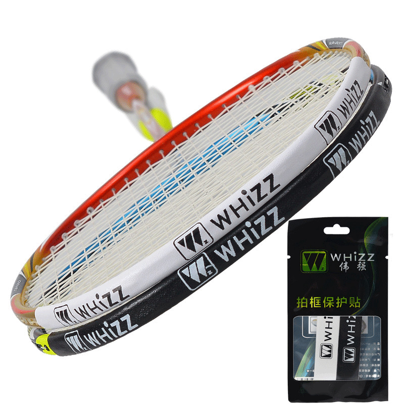 Pegatinas de protección de la cabeza de la raqueta de bádminton [1 Paquete 2 piezas] resistente al desgaste duradero resistente al desgaste resistente a los arañazos fábrica al por mayor