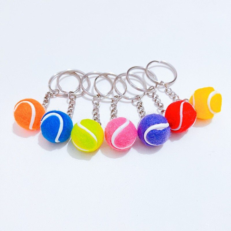 2cm tennis key chain pendant casual tennis key ring gift fashion tennis key ring wholesale crafts 2cm tennis key chain pendant casual tennis key ring gift fashion tennis key ring wholesale crafts