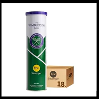 Оптовые теннисные мячи Slazenger Slazenger Wimbledon Tin 3/4 Pack Профессиональные теннисные мячи для соревнований.