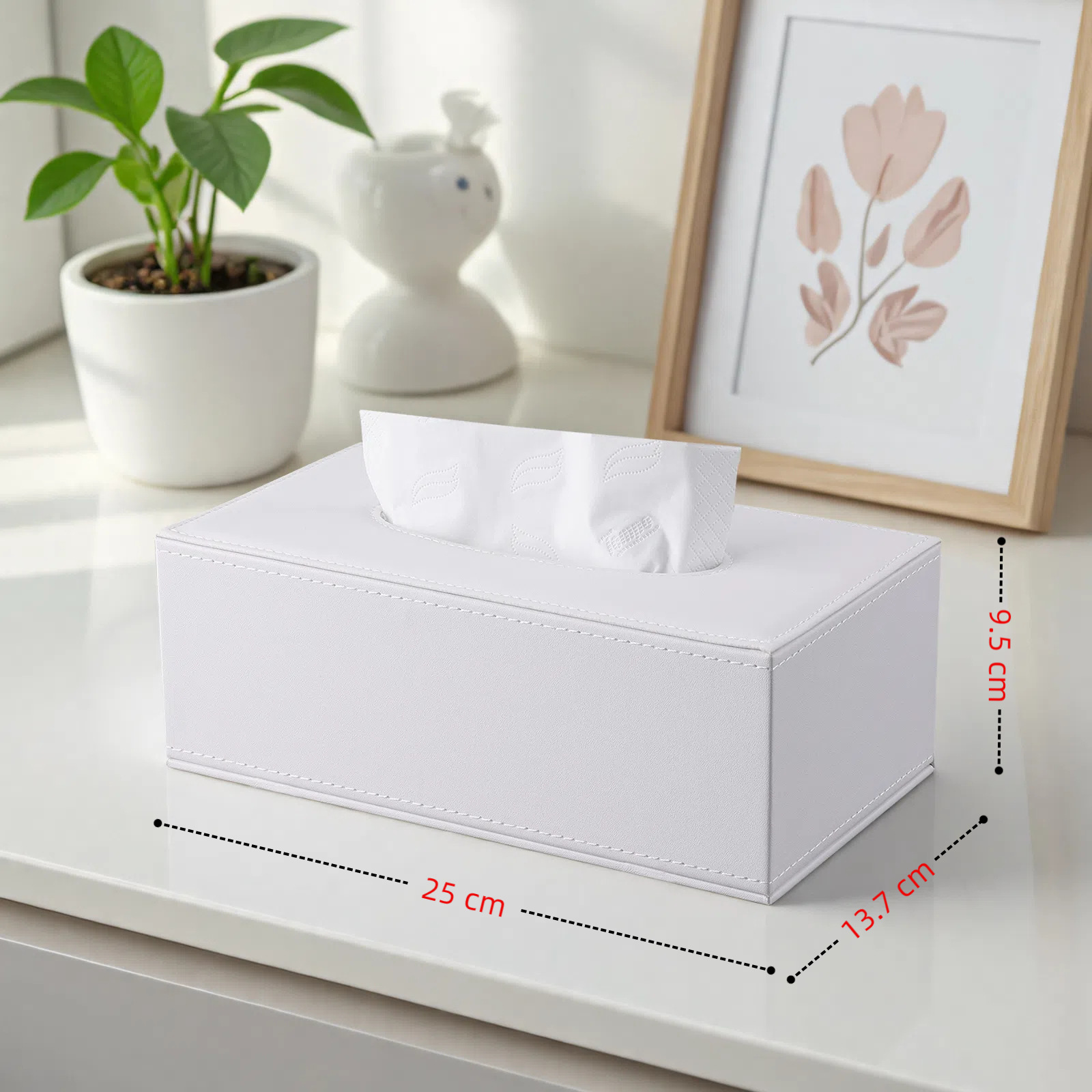 Orden Caja de pañuelos grande de cuero negro simple hotel sala de estar hogar caja de pañuelos universal caja de pañuelos de publicidad