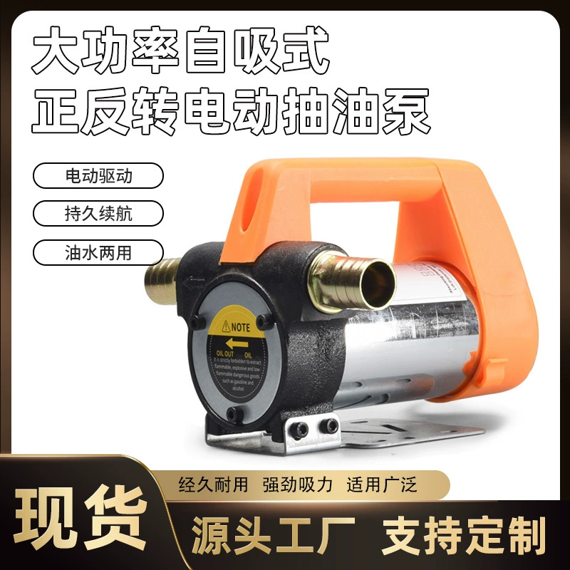 Электрический масляный насос без вперед и назад, 12 В, 24 В, 220 В, самовсасывающий насос, дизельный насос постоянного тока, заправочная машина, масляный насос