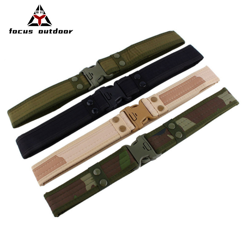 Deportes al aire libre suministros fijo vinculante cinturón de material EVA ventiladores militares camuflaje táctico cintura sello cinturón exterior
