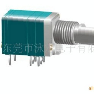 供应9mm双联带开关电位器 音量电位器规格 音量 电位器