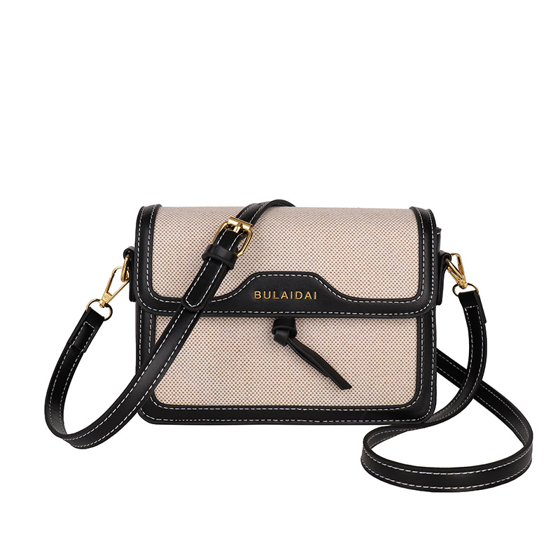 Bolsos de lujo ligero de alta calidad para mujeres 2026 comercio exterior nuevo lienzo retro empalme multi-bolsillo multicapa bolso de mochila