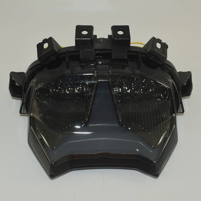 Suitable for Yamaha Mt-09 Sp Y-Amt 2024-2026 Modified Led Tail Light Brake and Turn Signal Assembly (Motorcycle tail) - smoked-black