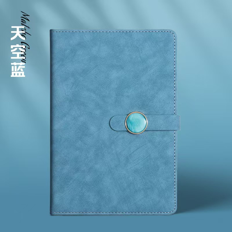 Caja de regalo de cuaderno de negocios A5 con alto valor de cara, nota de la oficina de la empresa, regalo de mano para imprimir logotipo