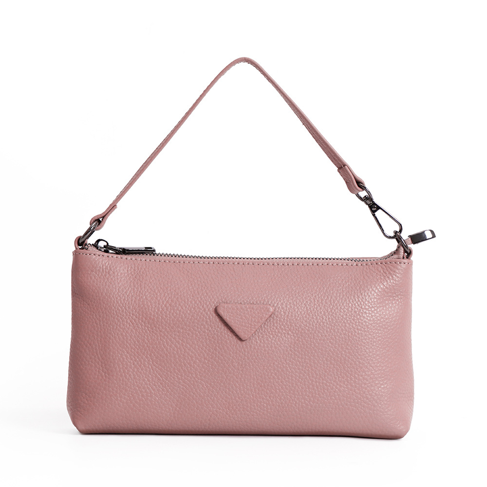 Fashion Large Capacity Small Square Bag For Women 2025 New Genuine Leather Simple Shoulder Crossbody Bag Versatile Handbag For Commuting - Thumbnail 7