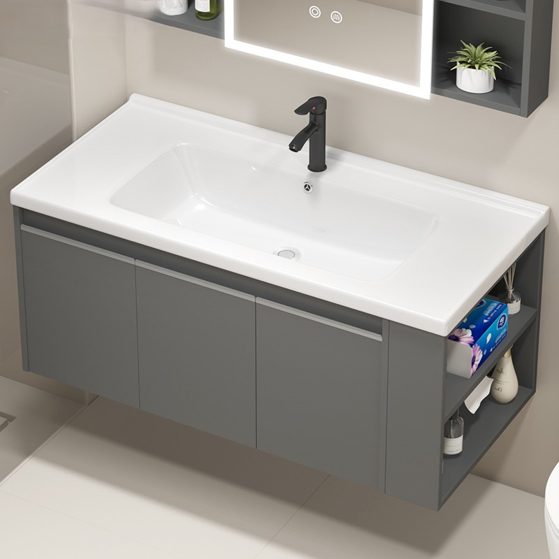 gabinete lateral del inodoro del baño gabinete lateral gabinete de almacenamiento impermeable gabinete de lavabo tipo pared gabinete combinado lavabo balcón