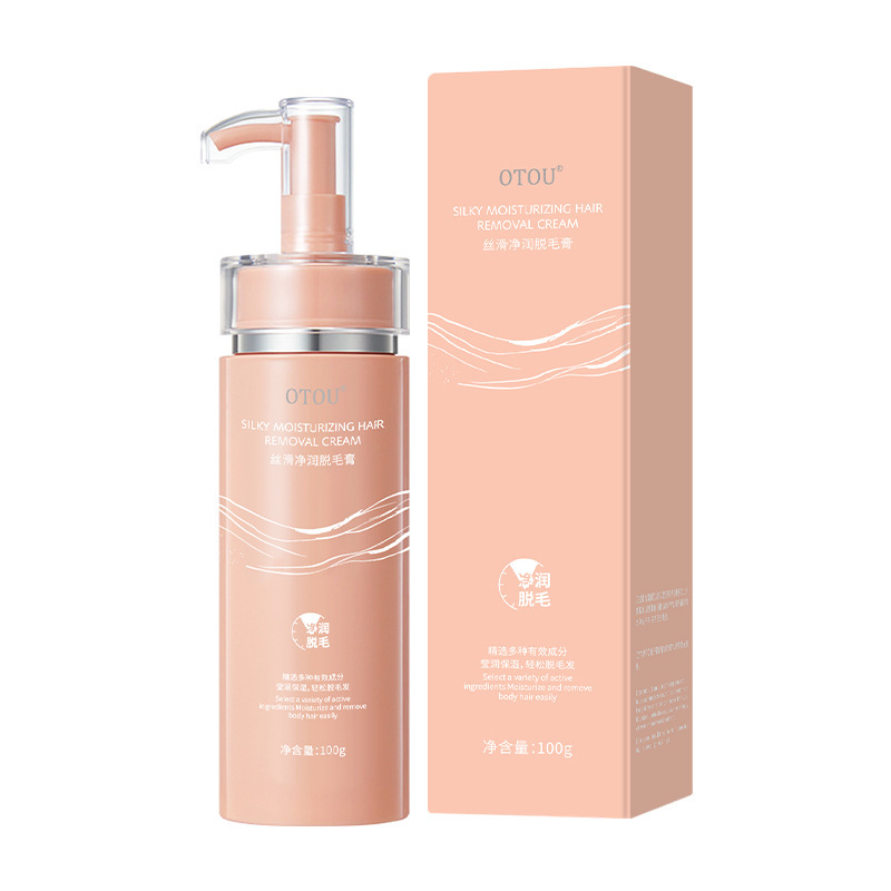 Botella grande de crema de depilación OTOU puede eliminar el vello de los labios, el vello de las manos, el vello de las piernas, el vello de las axilas y las piernas, sin dolor y sin rastro. image 6