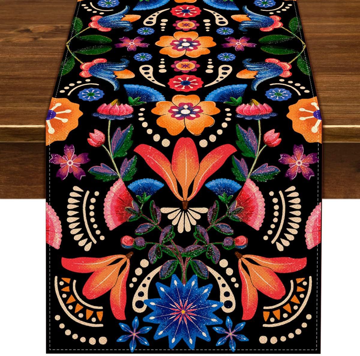 Transfronterizo 2024 Amazon nuevo tema de carnaval fiesta decoración de mesa de lino tabla de bandera mesa de comedor restaurante
