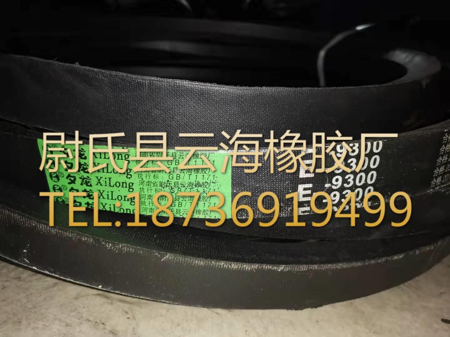普通V带 E型三角带 破碎机用三角带 矿山设备用E型三角带E9300mm