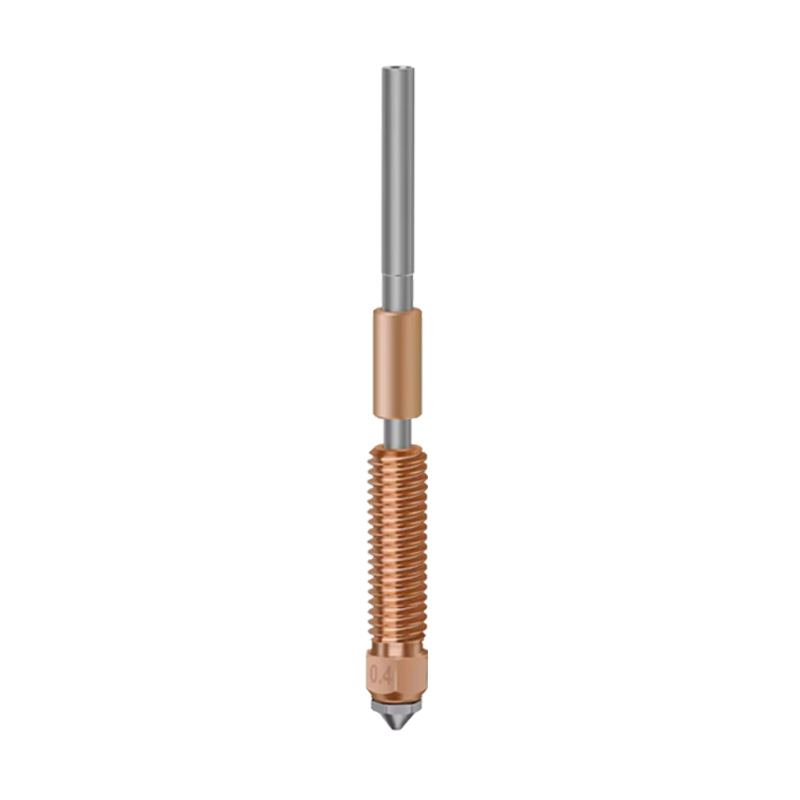 K1c integrated chrome zirconium copper hardened steel nozzle 0.4mm threaded head