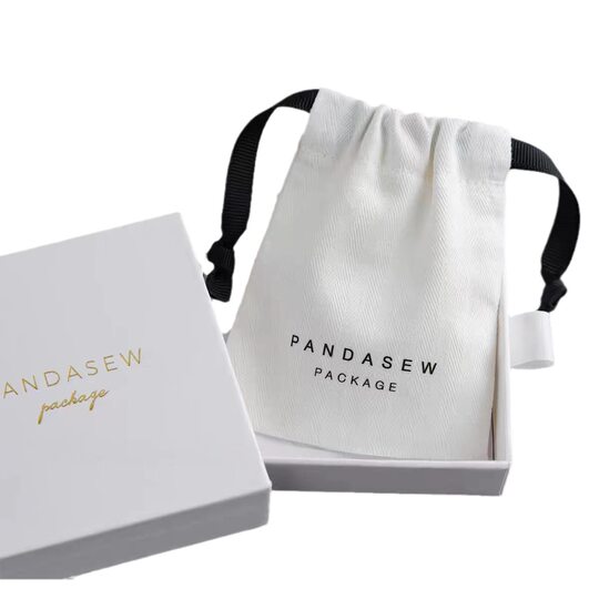 New herringlet twill canvas bundle pocket jewelry counter sample mask harmonica digital products portable storage bag
