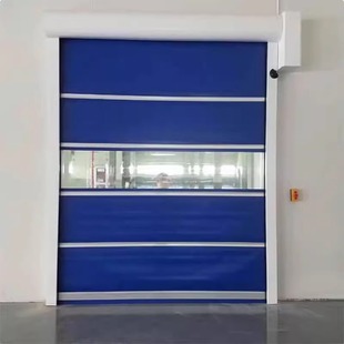 Pvc Fast Rolling Door Automatic Sensor Lift Door Factory Workshop Car Wash Room Transparent Fast Door Manufacturer Production