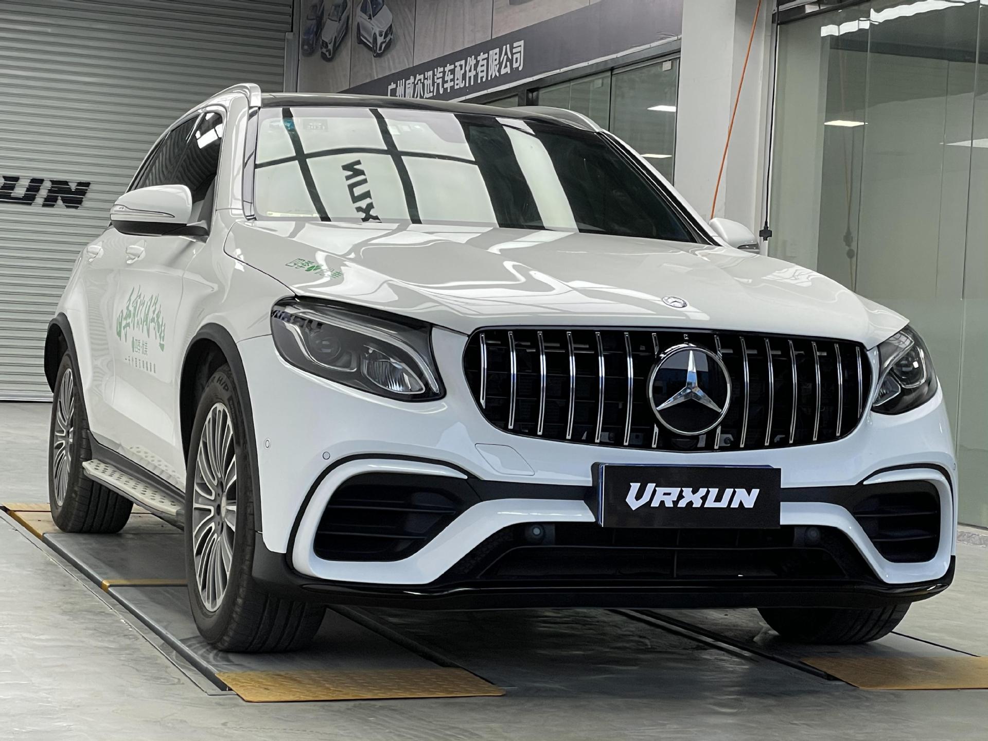 Suitable for 16-19 Mercedes-Benz Glcx253 Early Model Modified to Glc63S Amg Front and Rear Bumper Surround Rear Lip Tail Throat Grille