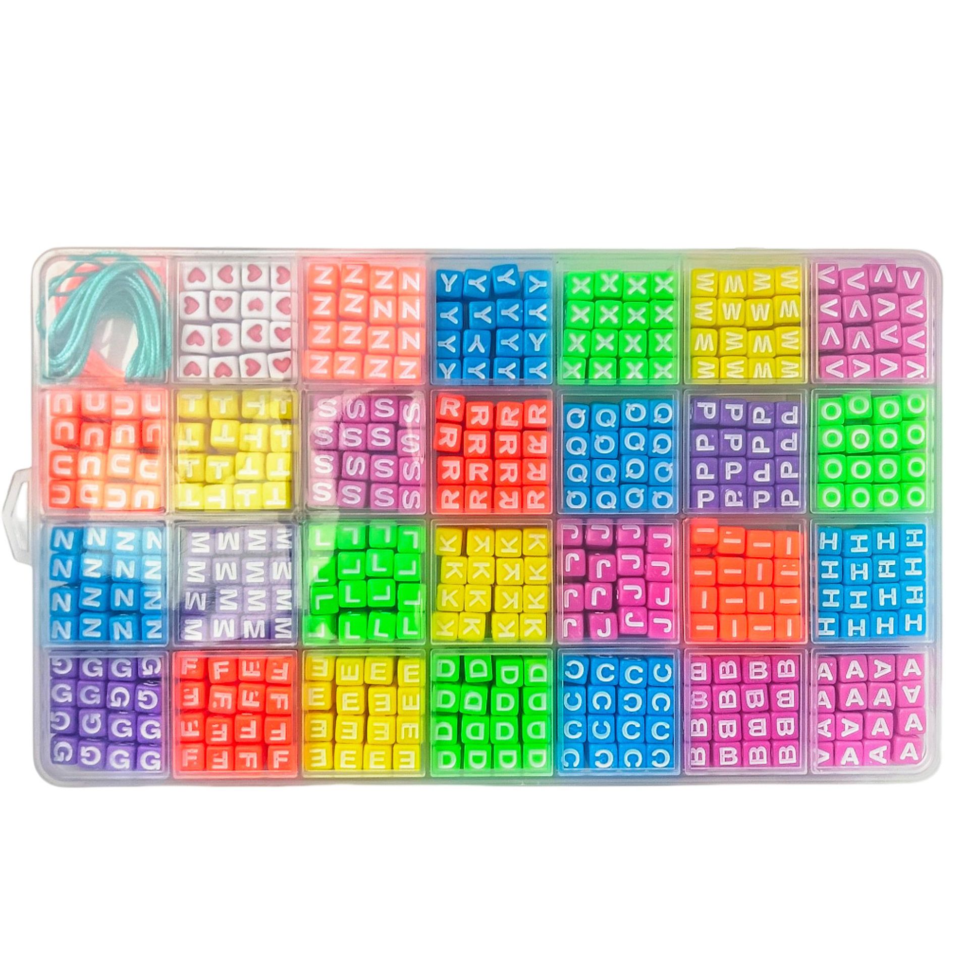 �羳����864pcs 6ɫ7*7mm A&mdash;Z��ĸ�� DIY�����������������׼�