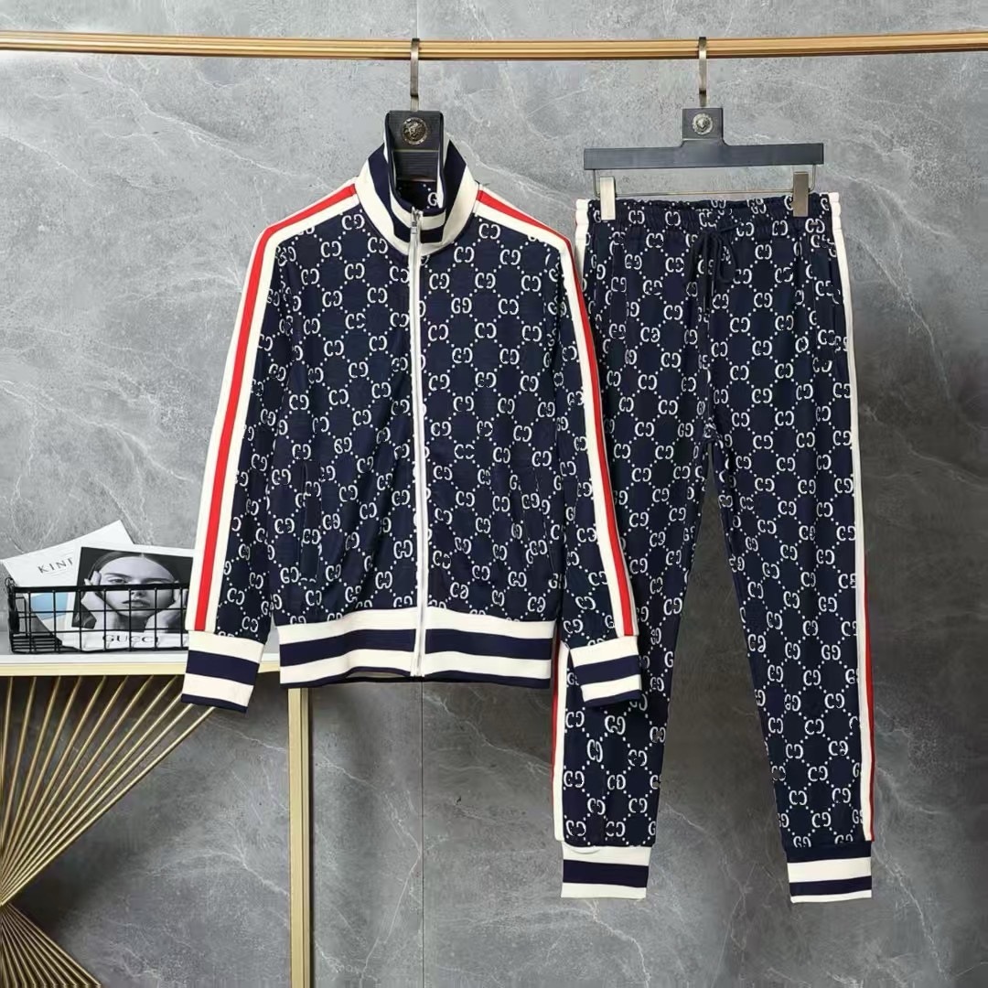 25 años de otoño y invierno de alta calidad nuevo estilo P casa marca de moda cardigan casual suéter deportivo conjunto de parejas
