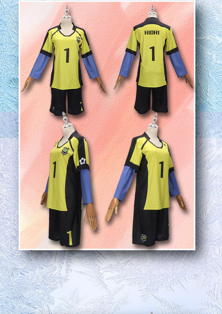 Blue Lock Yoichi Isagi Meguru Bachira Hyoma Chigiri Jersey Cosplay Costume