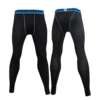 Black and blue trousers