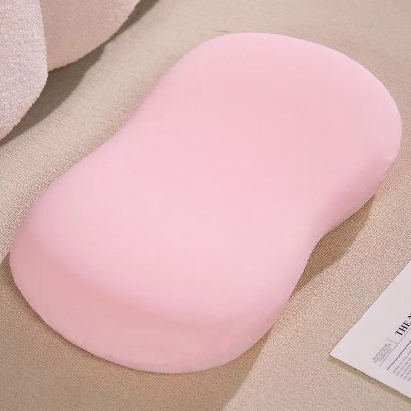 冰丝猫肚枕记忆棉枕头夏季肚皮枕颈椎睡眠办公室床上枕头靠垫抱枕|undefined