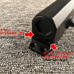 KFC door closer hydraulic buffer with framed glass sliding door track type door returner black