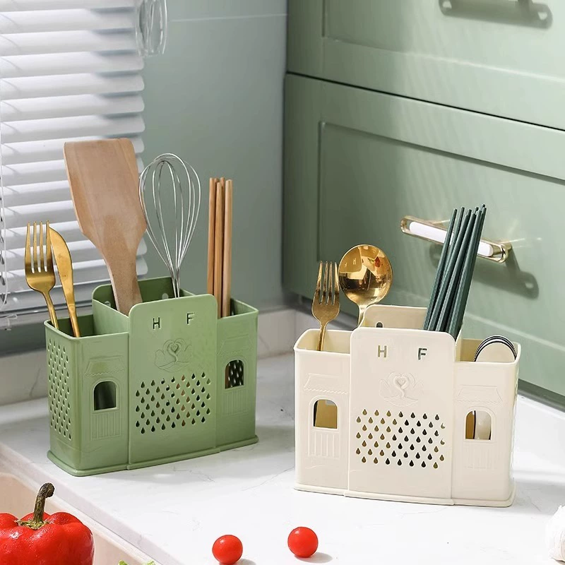 Chopsticks for home use, plastic drying rack, tableware, storage box
