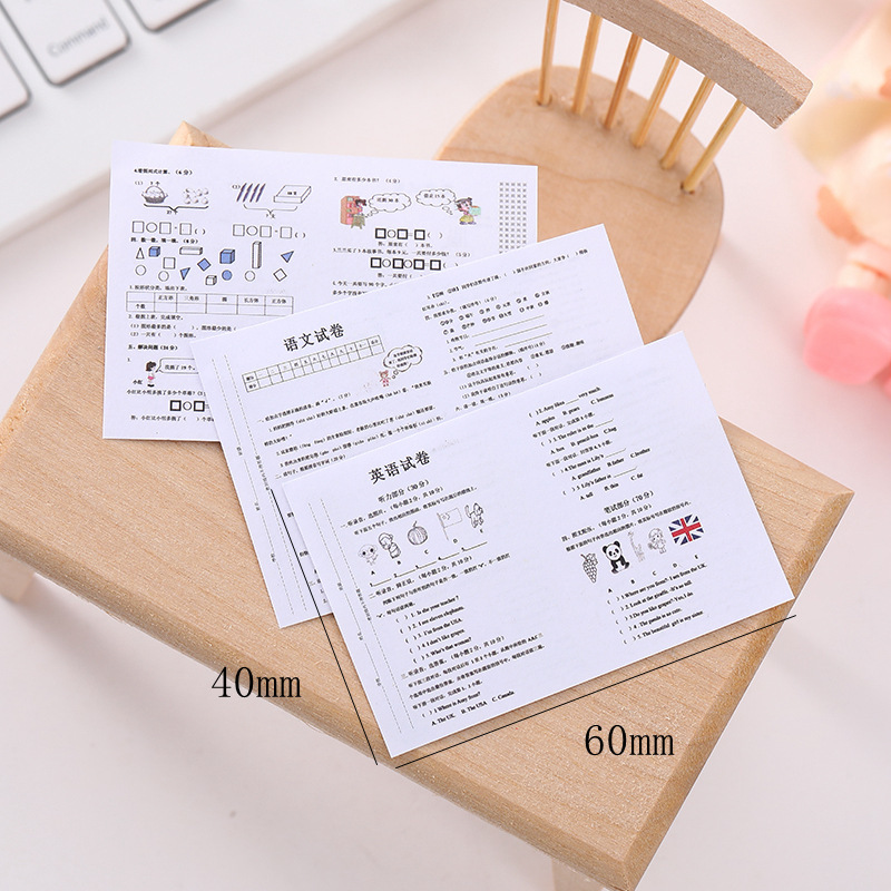 ドールハウスシミュレーション三次元ミニチュアミニ文具セット賞状辞書電卓ホッチキス携帯電話|undefined