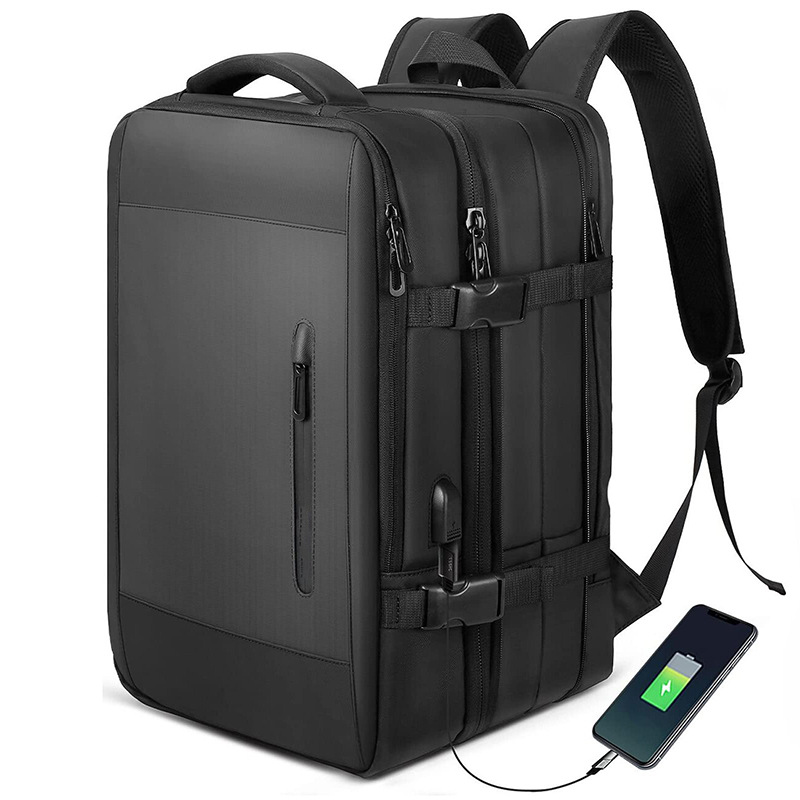 Los hombres transfronterizos expanden los paquetes de computadoras de negocios, los equipaje de viaje de negocios son multifuncionales y las mochilas de hombro de gran capacidad están en Stock.