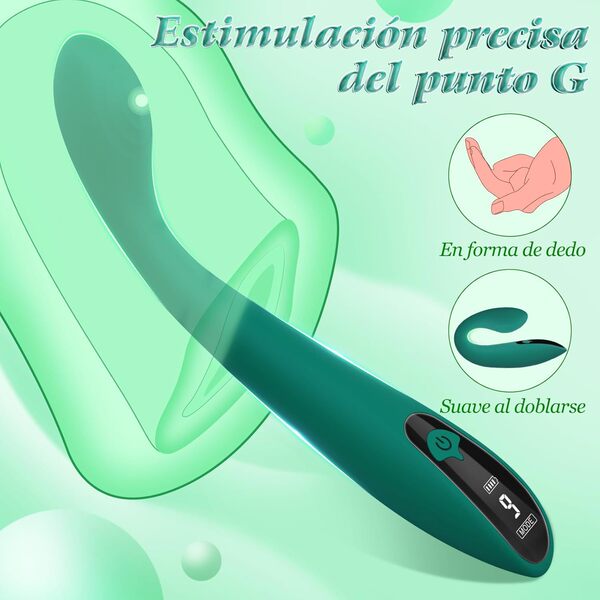 Mia G-spot vibrator digital display 9-frequency vibration silicone…