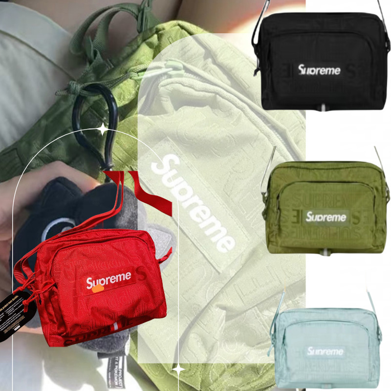 Trendy Brand Sup Waist Bag Casual Men's Bag Women's Waist Bag Student Japanese Style Small Satchel American Crossbody Bag Small Square Bag