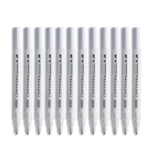 White acrylic waterproof quick-dry hand-painted DIY shoe graffiti pen, Gouache brush and color paint, touch-up pen