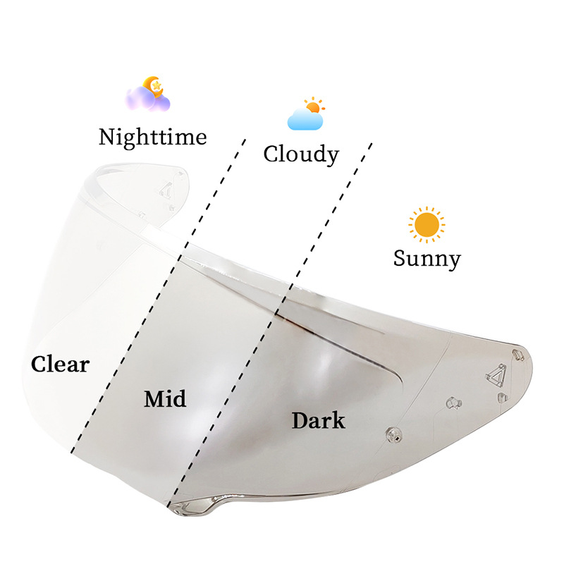 Hj38 Helmet Lens Universal Replacement for I71 I11 F71 Carbon Sun Protection Photochromic Visor Replacement Piece