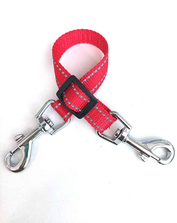 En stock suministro de cuerda alargada para mascotas cuerda de extensión reflectante doble gancho con paquete de cuerda luminosa cuerda para mascotas resalte cinturón reflectante