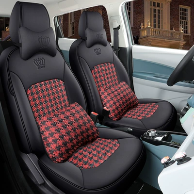 seat cover all-inclusive houndstooth fabric Modelə uyğun (Original) oturacaq örtükləri