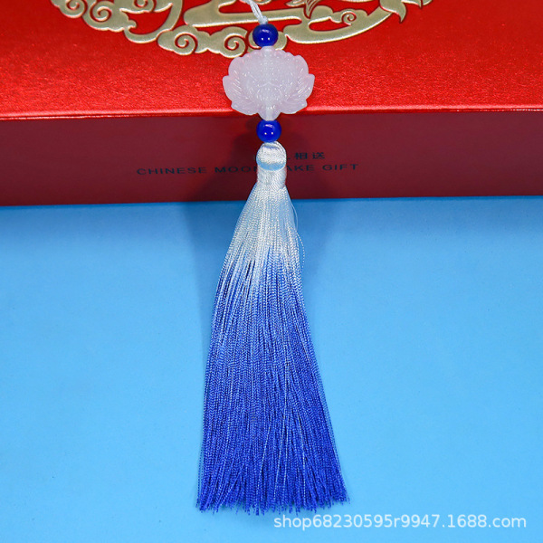 Anti -white jade lotus flowing Su Suizi national traditional hand…