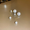 Retro fashionable advanced earrings from pearl, French retro style, light luxury style, high-quality style, wholesale