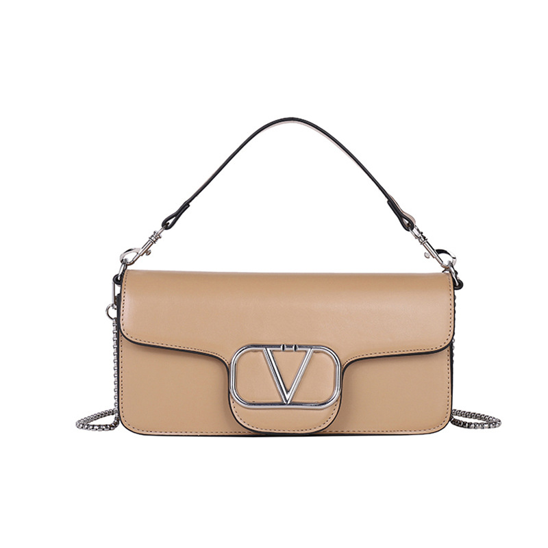 Bolso de mujer comercio exterior nuevo nicho de moda coreana bolso de mano de mano de lujo de alta calidad exquisita cadena de horno inclinado