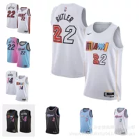 Жара № 22 Butler Butler HERRO #14WADE #3 Уэйд вышитый баскетбольный костюм для внешней торговли оптом